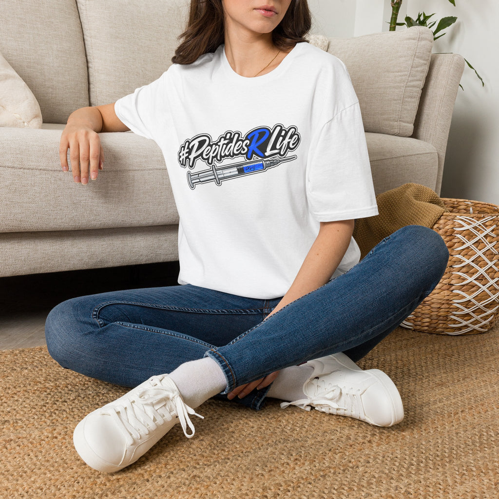 Peptides R Life T-Shirt — #PeptidesRLife Syringe Design for Biohacking & Fitness Enthusiasts