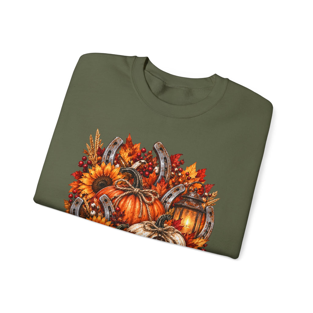 Fall Pumpkin Harvest Crewneck Sweatshirt