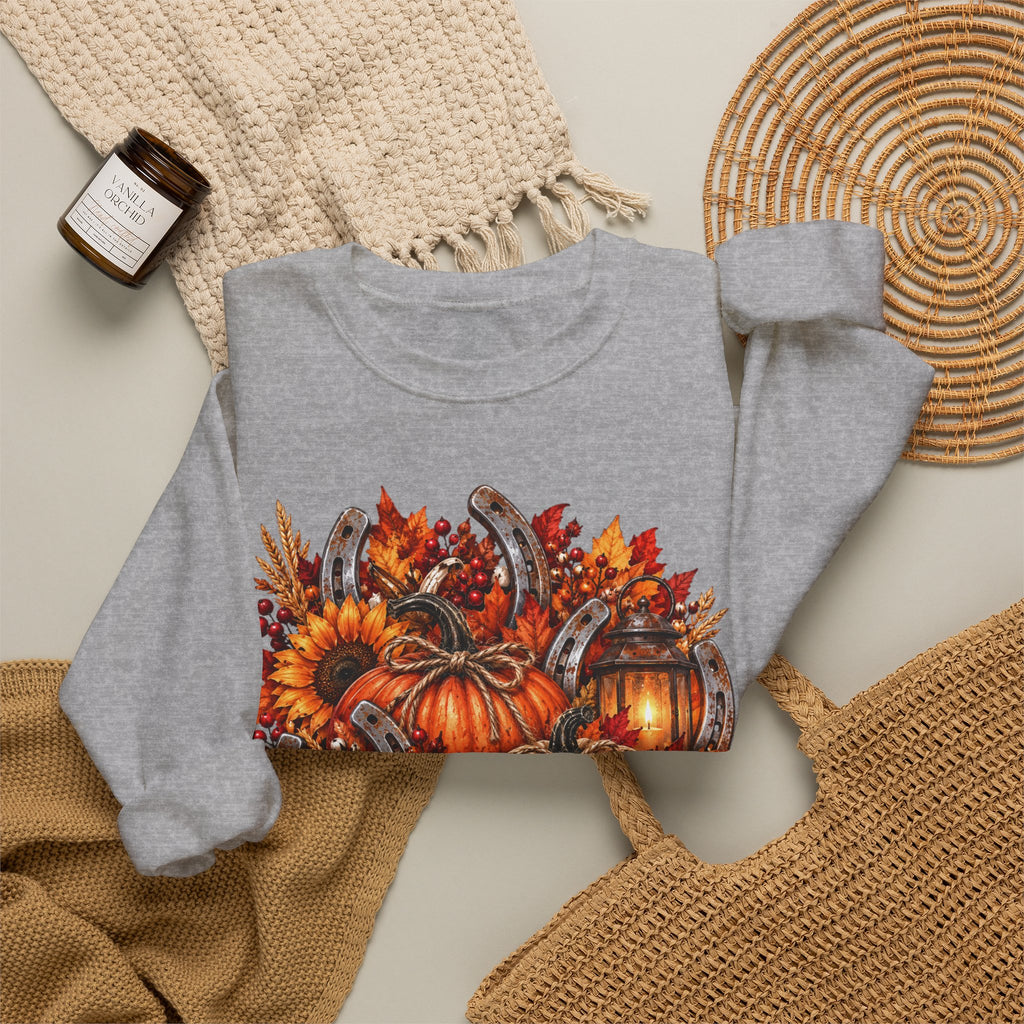 Fall Pumpkin Harvest Crewneck Sweatshirt