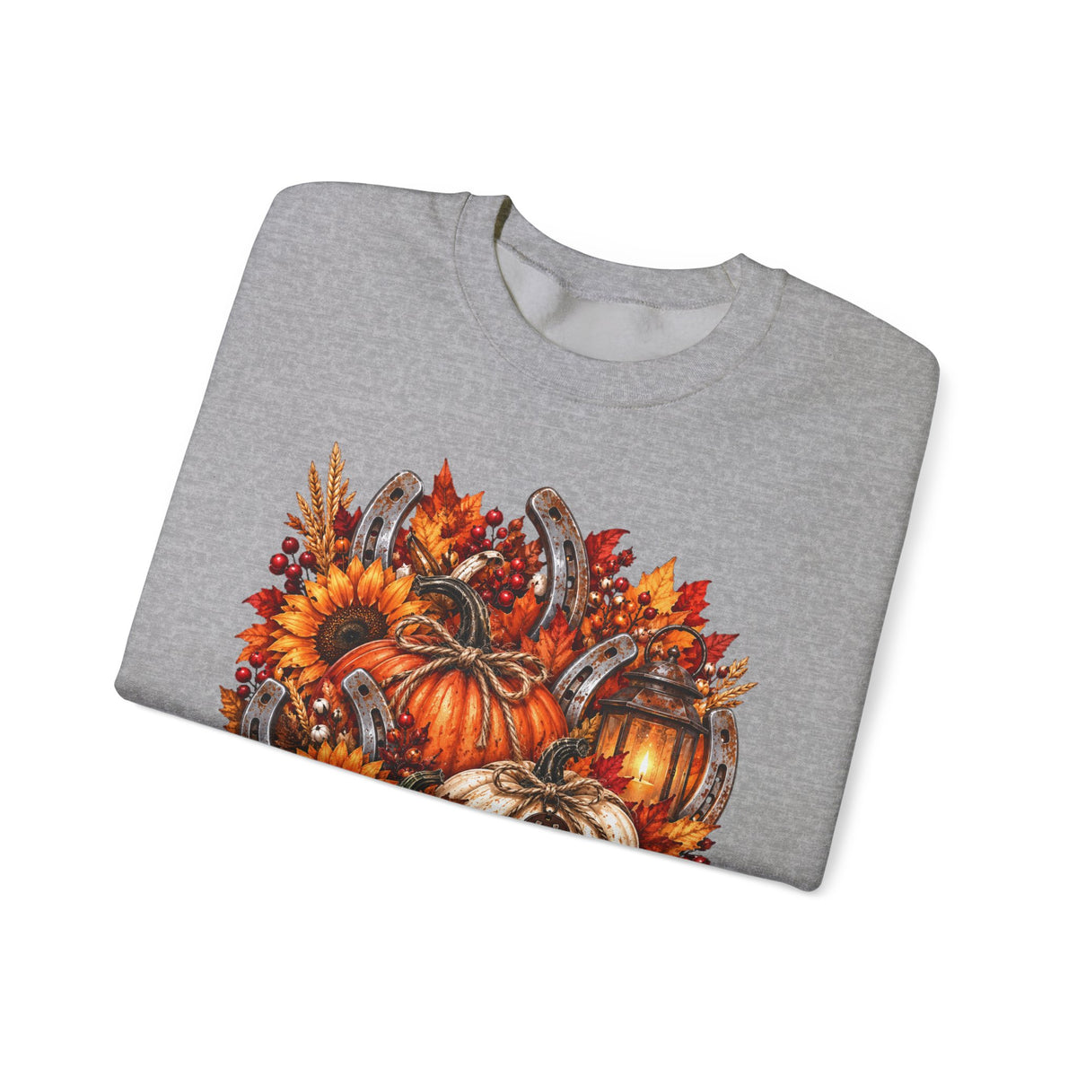 Fall Pumpkin Harvest Crewneck Sweatshirt