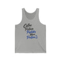 Coffee Protein Peptides More Protein Tank Top — Fitness Nutrition Workout Tank