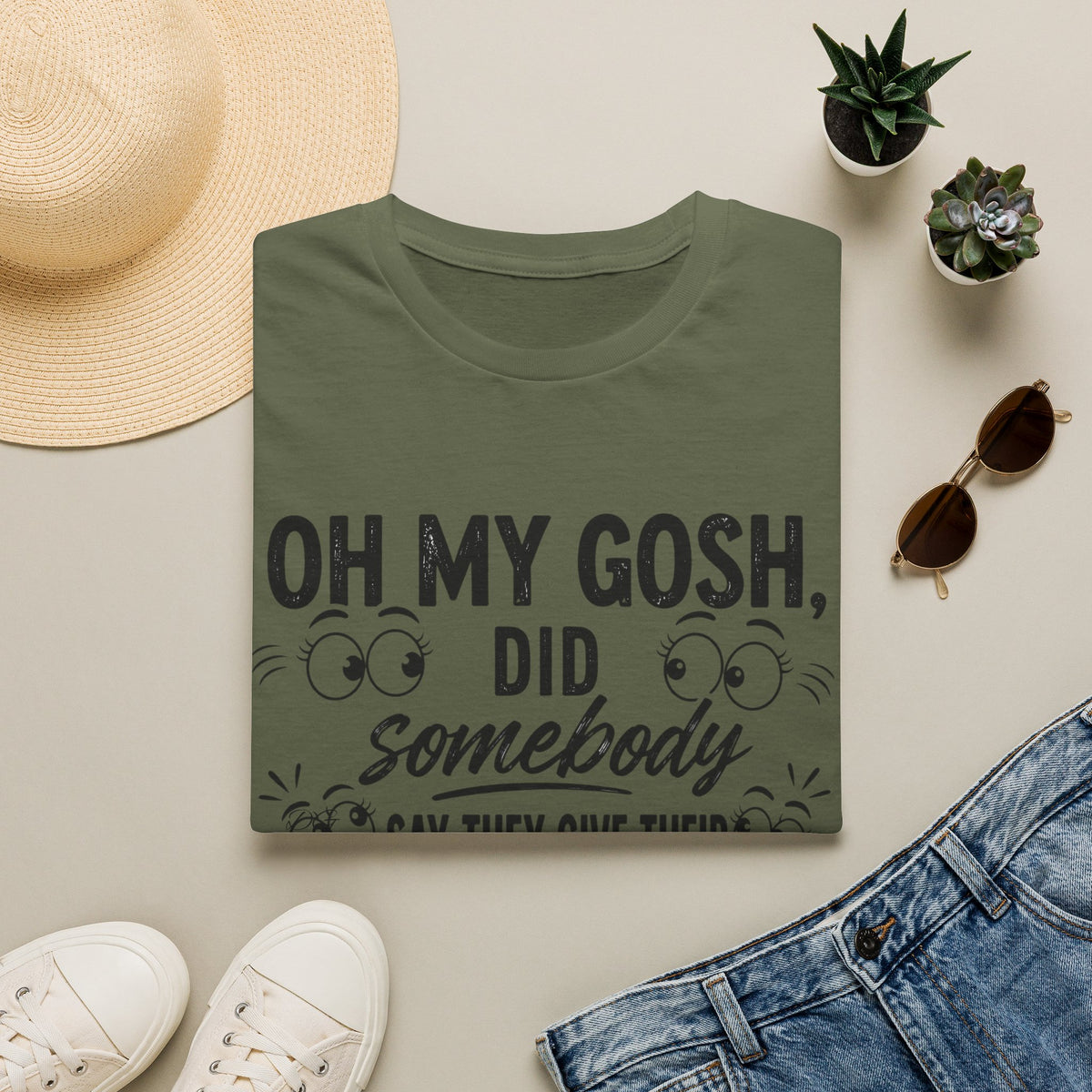 Funny Equestrian T‑Shirt — “Oh My Gosh, Did Somebody Say Horse Lasix?”