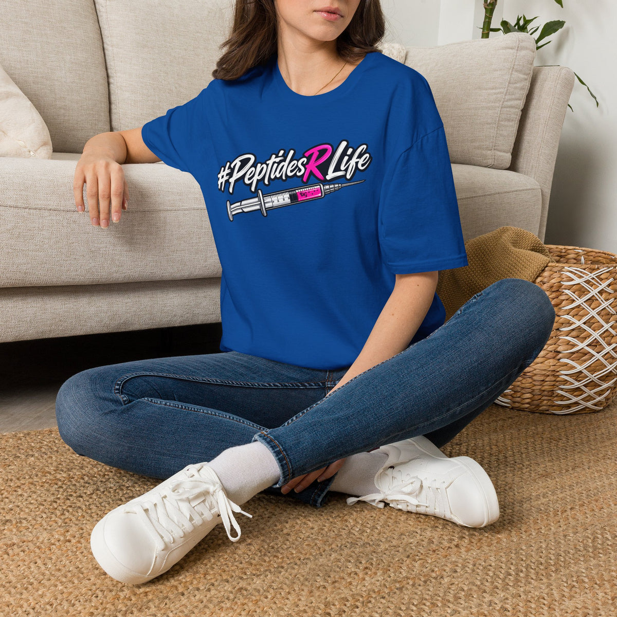 Peptides R Life T-Shirt — #PeptidesRLife Injection Graphic Tee